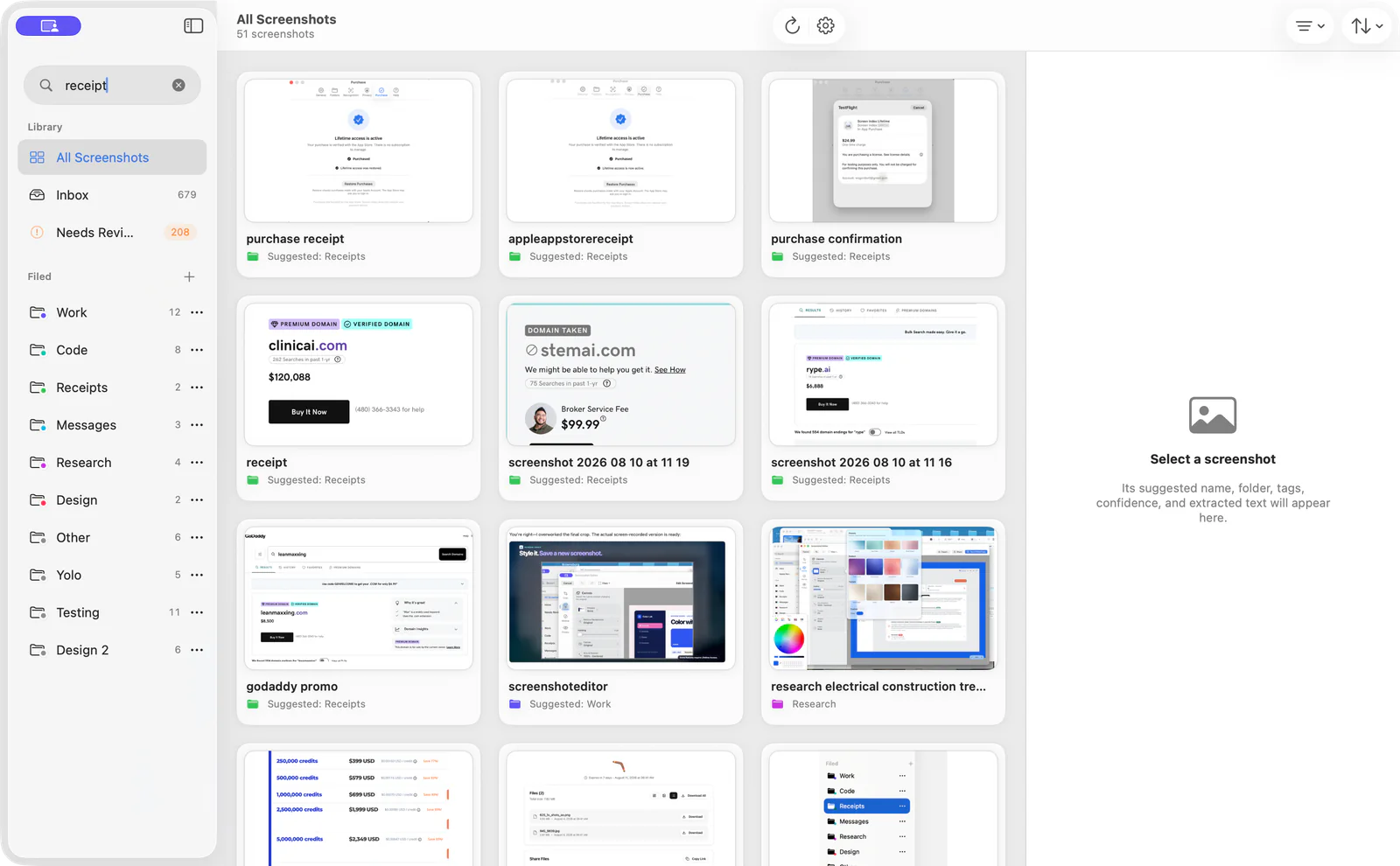Best Screenshot Search Apps for Mac in 2026