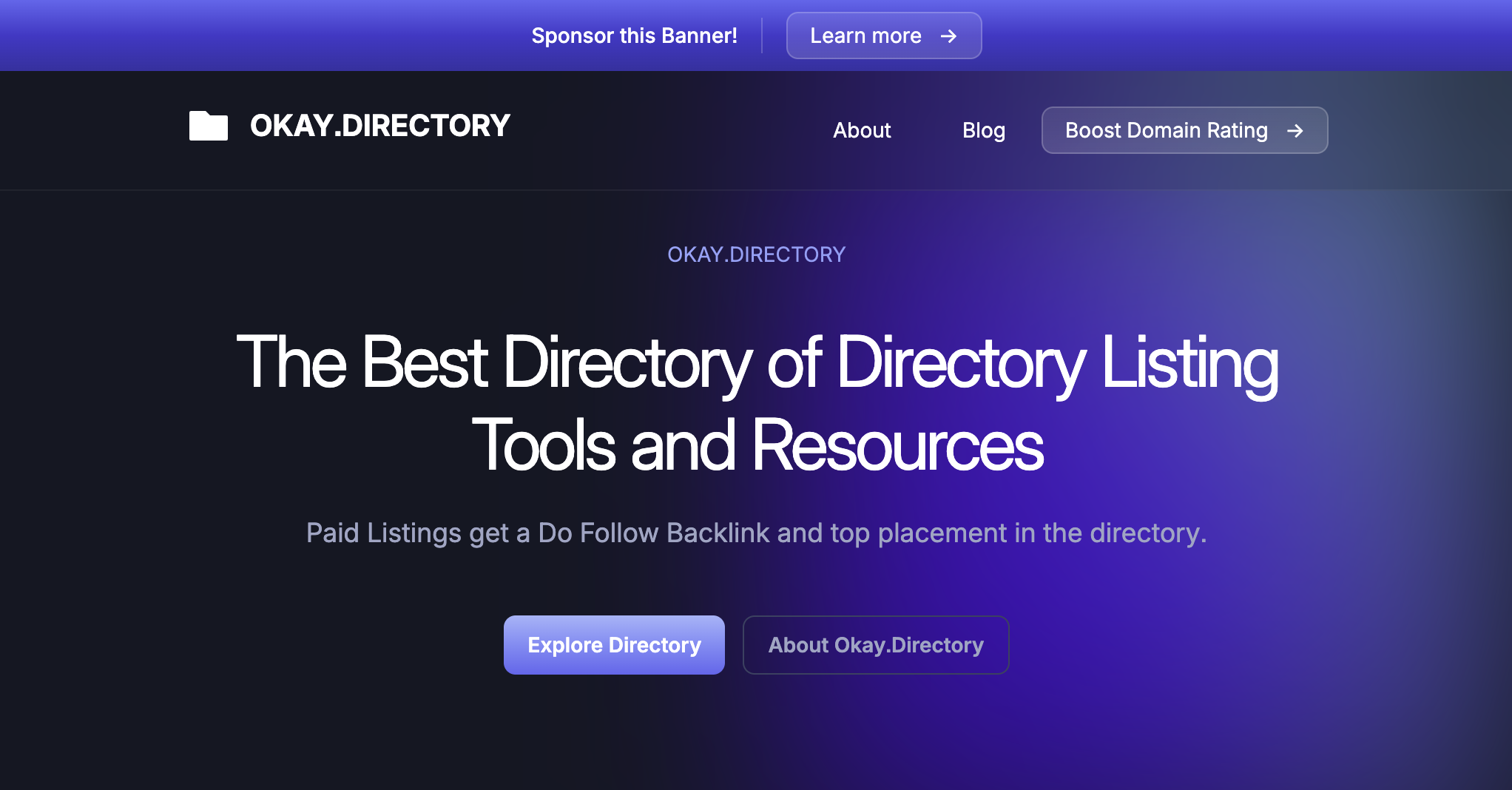 Okay.Directory